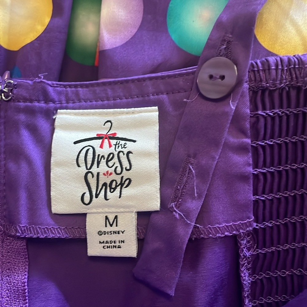 Disney Purple Midi Dress with Colorful Patterns - Picture 7 of 9